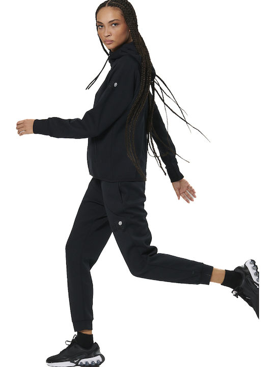 Sportstyle Tech Women's Sweatshirt Jacket Hooded Black