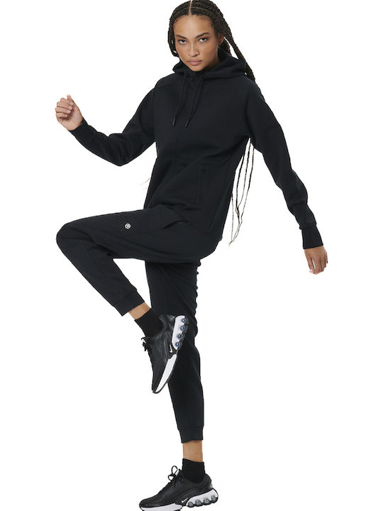 Sportstyle Tech Women's Sweatshirt Jacket Hooded Black