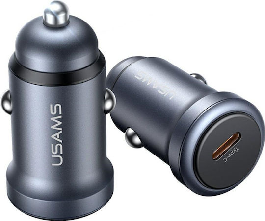 Usams Auto-Ladegerät 30W Schnellladung mit einem Anschluss: 1xType-C