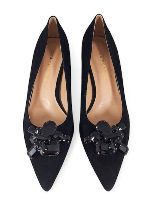 Pumps mit mittelhohem Absatz Schwarz