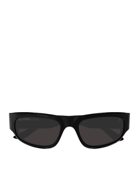 Balenciaga Unisex Sonnenbrille mit Braun Schildkröte Kunststoff Gestell und Braun Linse