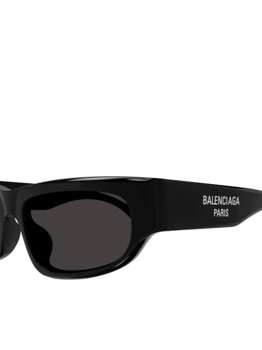 Balenciaga Unisex Sonnenbrille mit Braun Schildkröte Kunststoff Gestell und Braun Linse