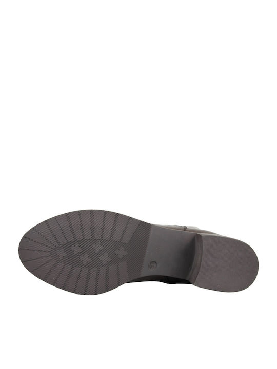 Buns Leder Damenstiefel Braun