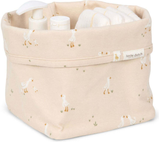 Little Dutch Small Beige Nursery Storage Basket