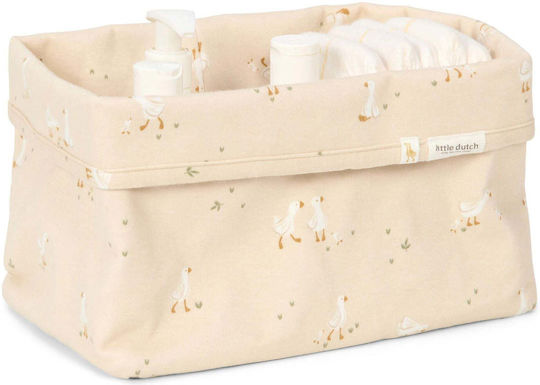 Little Dutch Nursery Cosmetic Basket Little Goose Beige