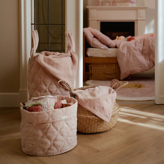Little Dutch Pure Nursery Storage Basket Pink