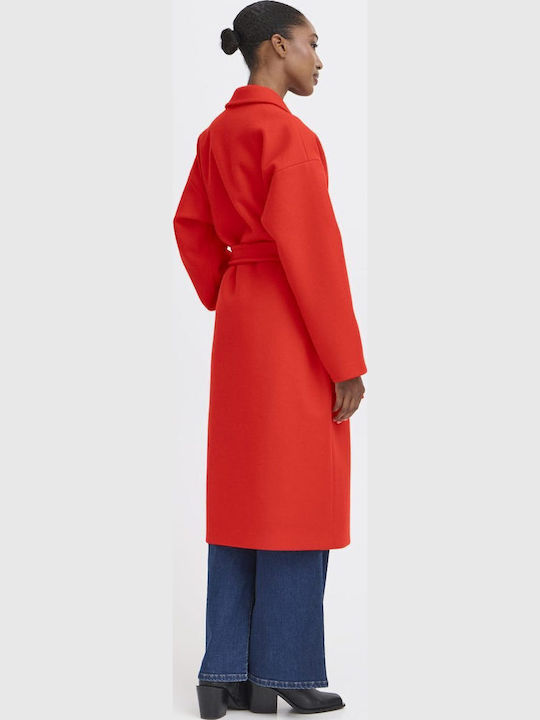 Femeie Red Palton