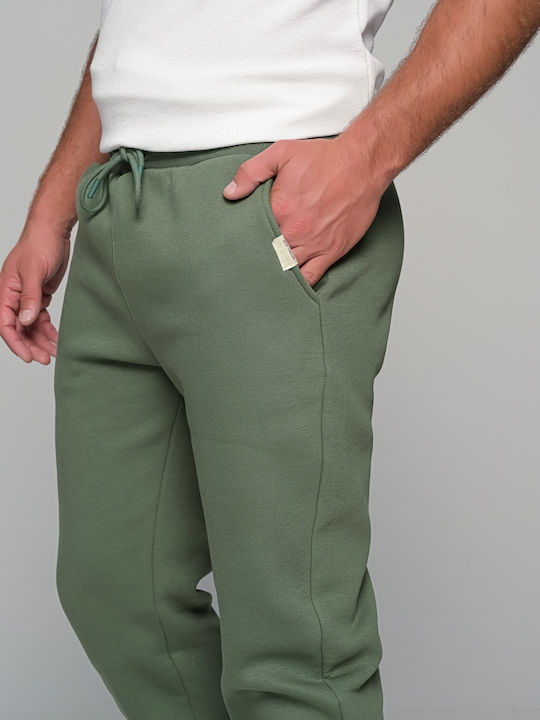 Basic Jogginghose mit Gummizug Khaki