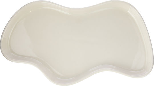Butlers Dekorative Platte Keramik Ecru 1Stück 15.5x27x5cm