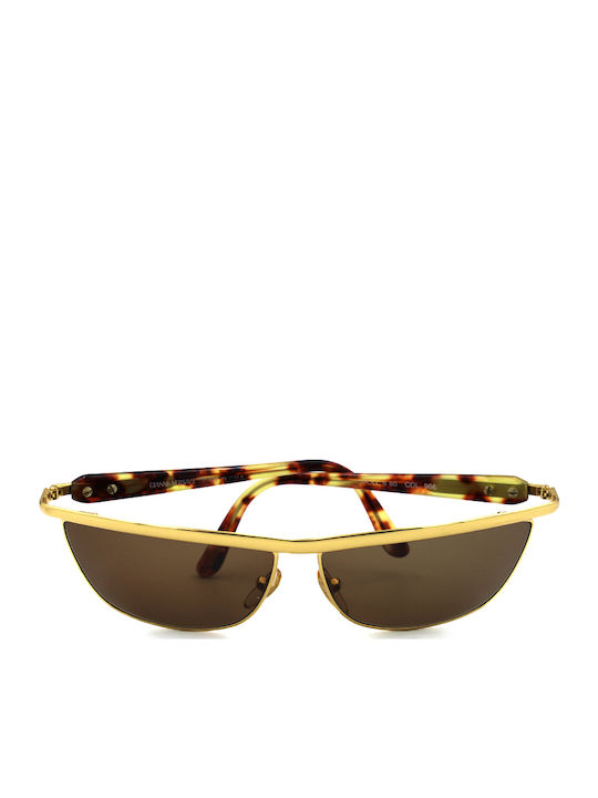 Versace Unisex Γυαλιά Ηλίου με Χρυσό Μεταλλικό Σκελετό και Καφέ Φακό S809666515130