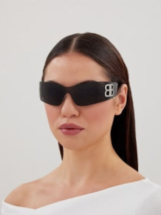 Balenciaga Ochelari de soare Μαύρα cu Cadru & Gri Lentilă Balenciaga Ochelari de soare Μαύρα cu Cadru & Gri Lentilă