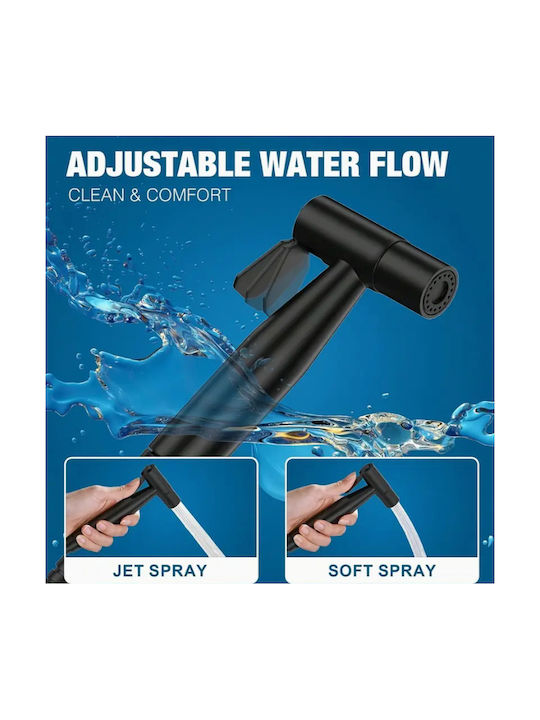 ACP Wandmontage Satz Bidet Schwarz
