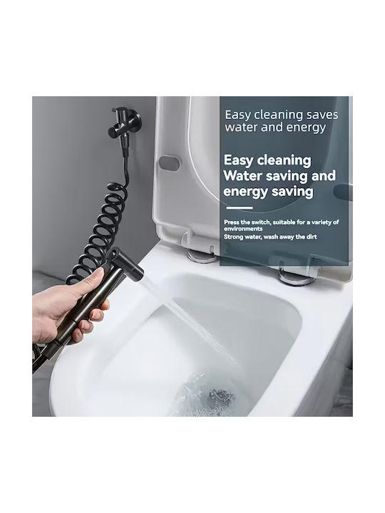 ACP Wandmontage Satz Bidet Schwarz