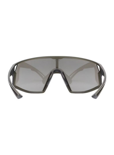 Uvex Cycling Glasses with Gold Frame & Dark / Transparent Lenses