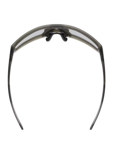 Uvex Cycling Glasses with Gold Frame & Dark / Transparent Lenses