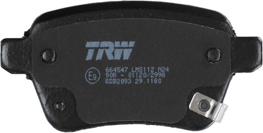 Set Plăcuțe De Frână Trw Disc Brake Gdb2093