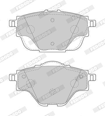 Ferodo Fdb4766 Brake Pad Set Disc Brake