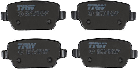 Trw Brake Pad Set Disc Brake Gdb1708