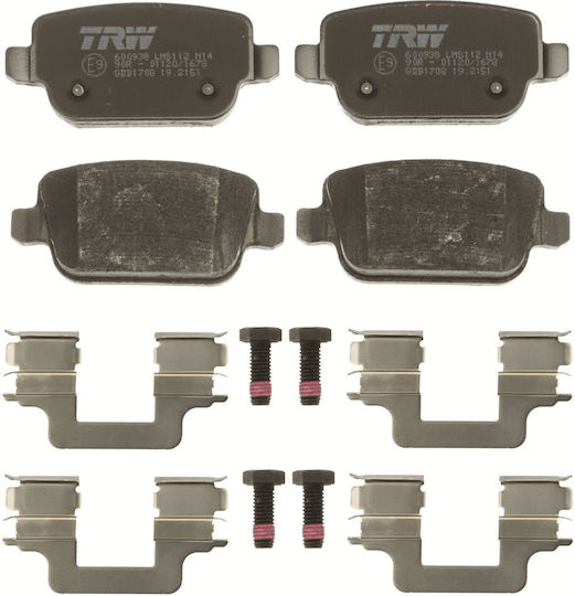 Trw Brake Pad Set Disc Brake Gdb1708