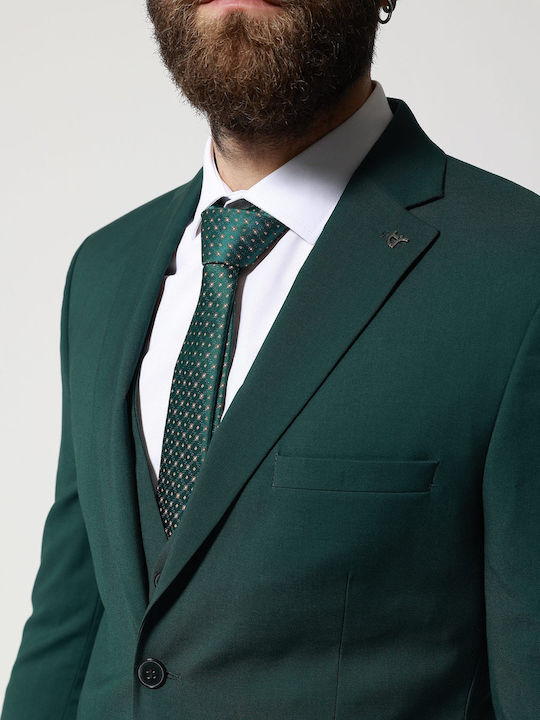 Мъжки Костюм С гиле Green