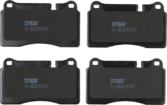Trw Комплект Спирачни Накладки Дискови Спирачки Gdb1670