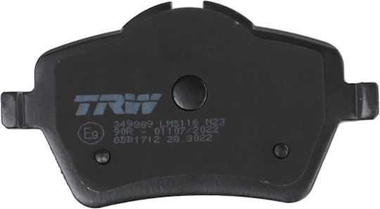 Trw Bremsbelag Set Scheibenbremse Gdb1712