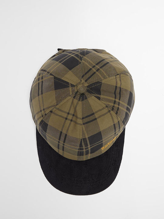Barbour Elaine Tartan Cap Olive Jockey Women's Olive Lha0602-ol51