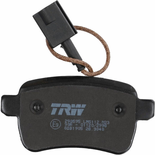 Trw Gdb1905 Brake Pad Set Disc Brake