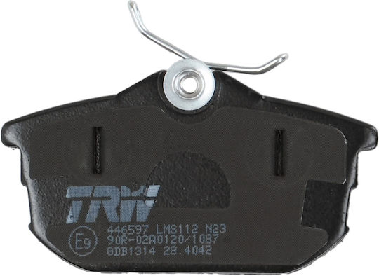 Trw Gdb1314 Bremsbelag Set Scheibenbremse