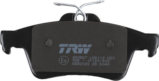 Trw Brake Pad Set Disc Brake Gdb2033
