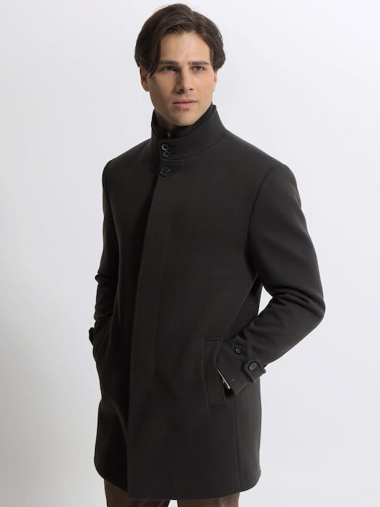 Herren Mantel Black