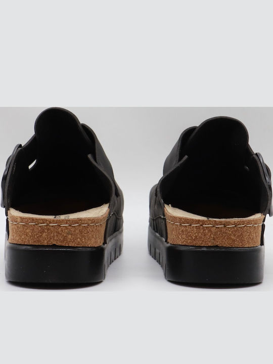 Comfort Way Shoes Γυναικεία Ανατομικά Σαμπό Μαύρα