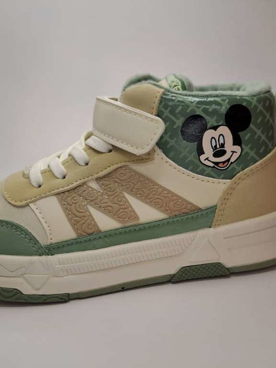 Kinder Sneakers Hoch Beige