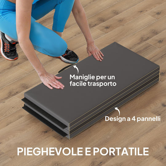 HomCom Exercise Mat Gray (240x120cm)