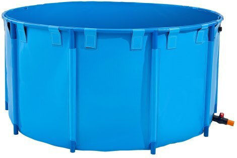 Vevor Vevor Fish Aquarium Capacity 89L Blue with Stand