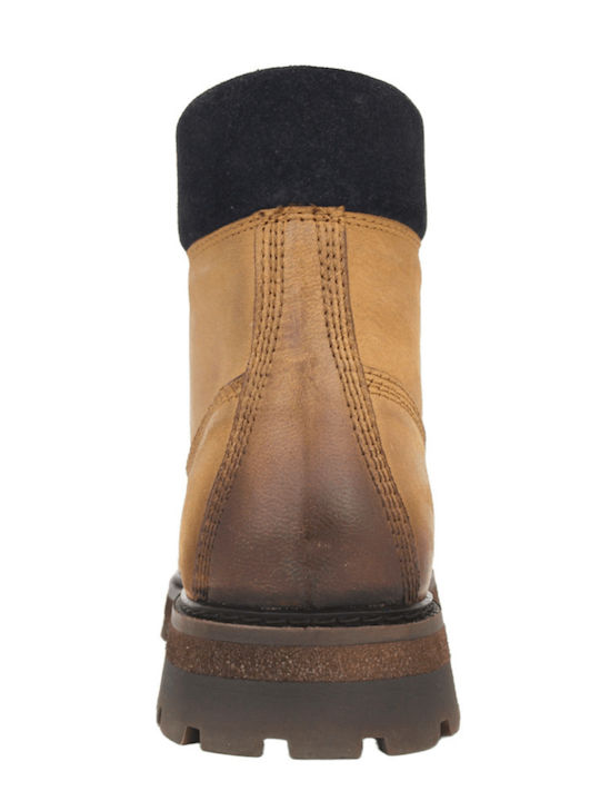Leather Brown Men's Boots