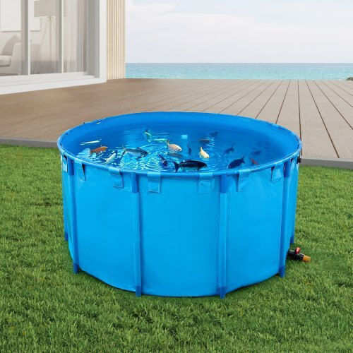 Vevor Vevor Fish Aquarium Capacity 89L Blue with Stand
