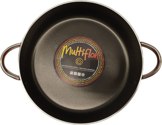 Yalco Ρηχή Κατσαρόλα από Αλουμίνιο 28cm