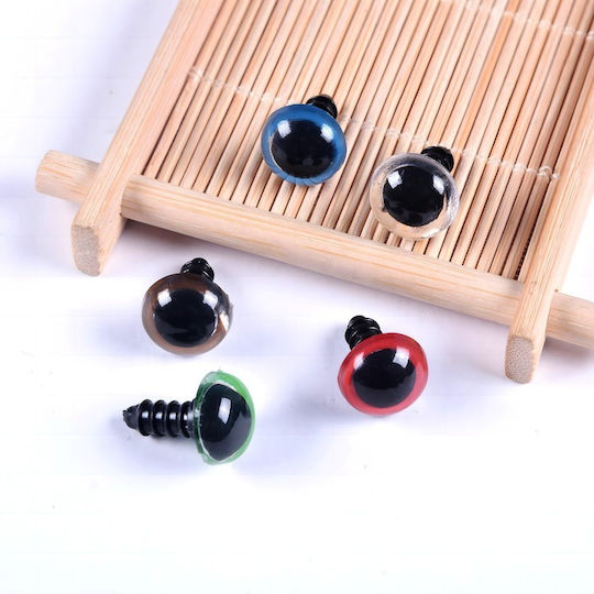 Spielzeugaugen Set Zola 575 Stück Größen 6-14 Mm 8 Verschiedene Designs Aufbewahrungsbox