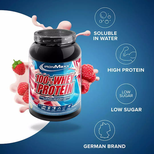 100% Whey Protein Protein Whey with Flavor Raspberry 900gr