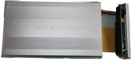 Θήκη για Σκληρό Δίσκο 3.5" IDE με σύνδεση USB 2.0 σε Ασημί χρώμα