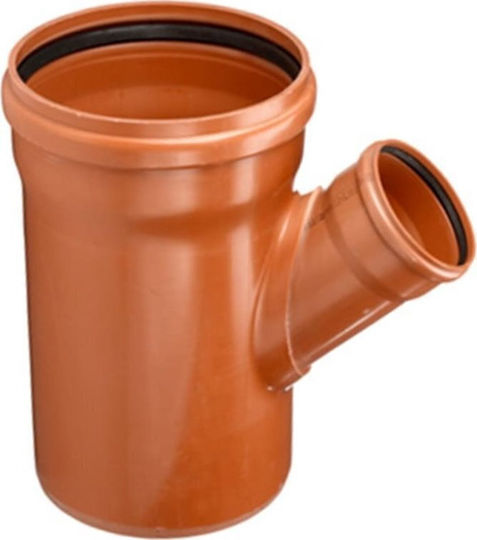 Uponor Pvc-Διακλαδωτός Σωλήνας 45° 200/110mm Λείος Αποχετευτικός Uponor