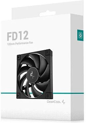 Deepcool FD12 Вентилатор За Кутия 120мм (2050 Оборота / 64.2 CFM) Без Светодиодно Осветление И Свързване 4-изводна ШИМ
