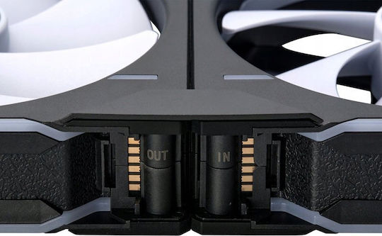 Phanteks PH-F140D30R Reverse Blade Case Fans (1800rpm / 71.76cfm) with RGB Lighting and 4-Pin PWM Connection 3pcs