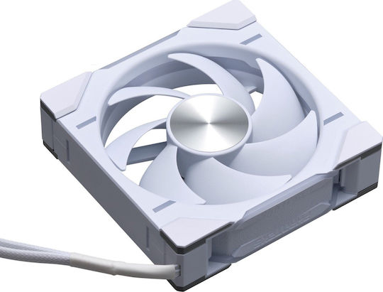 Phanteks PH-F120D30 Case Fan 2000rpm 61.5cfm with ARGB Lighting and 4-Pin PWM Connection Regular White