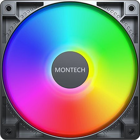 Montech GF120 Case Fan (1600rpm) με ARGB Φωτισμό και Σύνδεση 4-Pin PWM