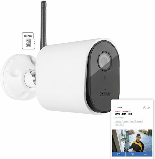 Abus PPIC54520 IP Surveillance Camera Wi-Fi 4K Waterproof with Two-Way Communication and Lens 4mm