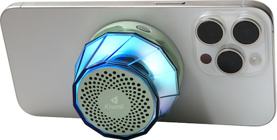 Kisonli Q6C Ηχείο Bluetooth 5W με Διάρκεια Μπαταρίας έως 6 ώρες Μαύρο