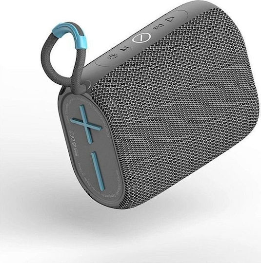 Wiwu Thunder P26 Αδιάβροχο Ηχείο Bluetooth με Ραδιόφωνο Γκρι