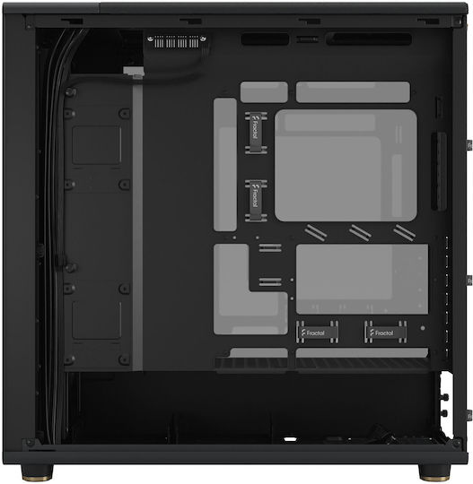 Fractal Design North XL RC Gaming Midi Tower Computer Case with Side Window Charcoal Black TG Dark